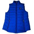 Michael Kors Jackets & Coats | Michael Michael Kors Cobalt Blue Quilted Full Zip Up Vest Size Small Pockets | Color: Blue | Size: S