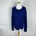 J. Crew Sweaters | J. Crew Collection Alpaca Wool Blend Speckled Crewneck Sweater Size M | Color: Blue | Size: M