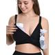 ChouChouter 4-in-1 Hands Free Pumping Bra, Nursing Bra & Maternity Bra，Comfortable All-Day Wear with Wireless Design for Pregnancy and Breastfeeding