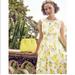 Kate Spade Dresses | Kate Spade “Lyric” Lemon Print Dress 8 | Color: White/Yellow | Size: 8