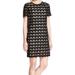 Kate Spade Dresses | Kate Spade Virginia Dress Sz 8 Scalloped Black Crochet Overlay Lace Shift Mini | Color: Black | Size: 8