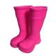 IJNHYTG rubbers Thick Soled Rain Shoes Women's Rubber Waterproof Rain Boots Women's Round Head Boots Flat Rain Shoes (Size : 4.5 UK)