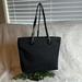 Gucci Bags | Gucci Black Monogram Gg Canvas Tote Zips Close Authentic Leather Strap Beauty | Color: Black/Silver | Size: Os