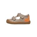 Naturino IRTYS Leather Half Open Sandals, Taupe Orange Fluo, 8 UK Child