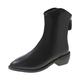 IJNHYTG rubbers Women's Boots Women's Casual Boots Autumn And Winter Women's Low Heel Pointed Rain Shoes (Size : 4.5 UK)