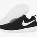 Nike Shoes | Nike Tanjun Women's Black White Swoosh Running Shoes Size 5 | Color: Black | Size: 5