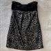 Zara Dresses | Nwot Zara Black & Silver Cocktail Dress | Color: Black/Silver | Size: S