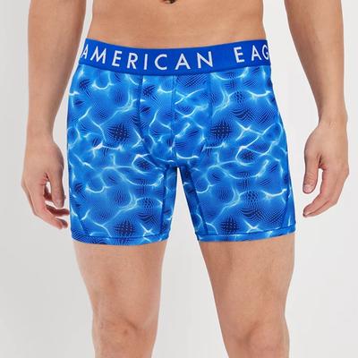 American Eagle Outfitters Underwear & Socks | Aeo Digital Wave 6" Flex Boxer Brief 3xl New | Color: Blue | Size: 3xl