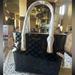 Michael Kors Bags | Michael Kors Voyager Logo Embossed Black East West Tote | Color: Black | Size: Os