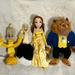 Disney Toys | Beauty And The Beast Disney Plushie Stuffed Animal Set Of 4 | Color: Blue/Yellow | Size: 12 Inch