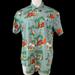 Disney Shirts | Disney Shirt Men’s 2xl Lilo And Stitch Box Lunch Hawaiian Shirt (621) | Color: Blue/Green | Size: Xxl