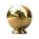 ALANIZ Gazing Balls Stainless Steel Hollow Ball with Maximum Durability for Long-Lasting Performance 30cm,60cmx30cm (Color : Gold, Size : 60cmx30cm)