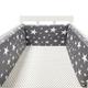 Aocase Breathable Crib Bumper Cot Bumper Breathable Mesh Cot Liner Crib Rail Cover Baby Crib Bumper Baby Boys Girls Nursery Breathable Crib Bedding Baby Bed Bumper,NO26,300x30cm