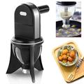 VEBERO Sweet Ball Maker Sweet Luqaimat Maker, Meatball Maker Machine for Kitchen, Household Sweet Ball Maker For Kitchen - Black