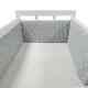 Aocase Breathable Crib Bumper Cot Bumper Breathable Mesh Cot Liner Crib Rail Cover Baby Crib Bumper Baby Boys Girls Nursery Breathable Crib Bedding Baby Bed Bumper,NO03,300x30cm