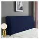 Bed Headboard Cover Fleece Bed Head Covers Elastic Headboard Cover Bedhead Cover Back Protection Dust Cover For Home Hotel Bed Room for King Double Bed (Color : Blue, Size : 200x70cm)