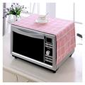 Decorative cover of microwave oven, CoverPlaid Cotton Microwave Oven Covers Microwave Dust Cover Toaster Cover Microwave Oven Hood Microwave Towel/Pink/100 * 30Cm ( Color : Roze , Size : 100*30 ( Colo