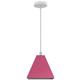 Simple Bathroom Ceiling Hanging Lamp Fitting E27 V-intage Metal Pendant Lighting Warehouse Light Industrial Ceiling Light Fixtures for Kitchen Bedroom Hallway Loft (Black) (Color : Pink)