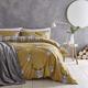 Catherine Lansfield Stags Ochre Bed Linen 200 x 200 + 2 (80 x 80)
