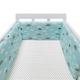 Aocase Breathable Crib Bumper Cot Bumper Breathable Mesh Cot Liner Crib Rail Cover Baby Crib Bumper Baby Boys Girls Nursery Breathable Crib Bedding Baby Bed Bumper,NO18,300x30cm