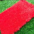EAMOM Artificial Grass/Colored Lawn Carpet/High Density Fake Grass Color artificial turf Suitable for gardens, fields, balconies or indoors (Color : Red/2.5cm, Size : 2x3m/6.5x9.8ft)