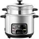 LEgdor Stainless Steel Rice Cooker, Slow Cooker Food Steamer, 2-5 Litre Keep Warm Function One Control Premium Inner Perfect Rice Every Time Quick & Easy 8 Different Functions (3L),4L