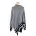 Croft & Barrow Poncho: Gray Sweaters & Sweatshirts - Women's Size 2X