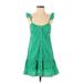 Betsey Johnson Casual Dress: Green Dresses - Women's Size Small