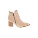 Qupid Ankle Boots: Tan Shoes - Women's Size 7