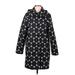 Kate Spade New York Trenchcoat: Black Polka Dots Jackets & Outerwear - Women's Size Medium