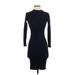 Lulus Casual Dress - Sweater Dress: Black Solid Dresses - Women's Size X-Small