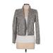 Zara Blazer Jacket: Gray Jackets & Outerwear - Women's Size Medium