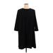 Donna Morgan Casual Dress - Midi: Black Solid Dresses - Women's Size 18
