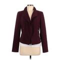 White House Black Market Jacket: Burgundy Jackets & Outerwear - Women's Size 8