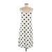 Old Navy Casual Dress - Midi: Ivory Polka Dots Dresses - Women's Size Medium