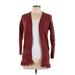 Old Navy Cardigan Sweater: Burgundy Sweaters & Sweatshirts - Women's Size Large