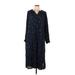 fat face Casual Dress - Shirtdress: Blue Dresses - New - Women's Size 12