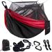 Camping Hammock, Portable Double Hammock with Net, 2 Person Hammock Tent - 106"L x 55"W