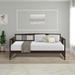 Modern Solid Wood Multifunctional Daybed with 3-Side Rail, Twin Size