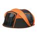 Outdoor 5-8 Person Black\Orange Pop-Up Camping Boat Tent - Orange