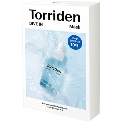 Torriden DIVE-IN Low Molecular Hyaluronic Acid Mask Pack 10 StÃ¼ck Image