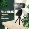 8K 4K 1K Full HD Web Camera con microfono USB Plug Web Cam per PC Computer Laptop YouTube Skype