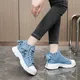 Sneakers in tela donna Fashion Designer High Top sport scarpe vulcanizzate Lady scarpe da ginnastica