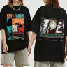 Anime Spy X Family Loid Forger Anya Forger Yor Forger Manga t-shirt estate moda Casual uomo manica