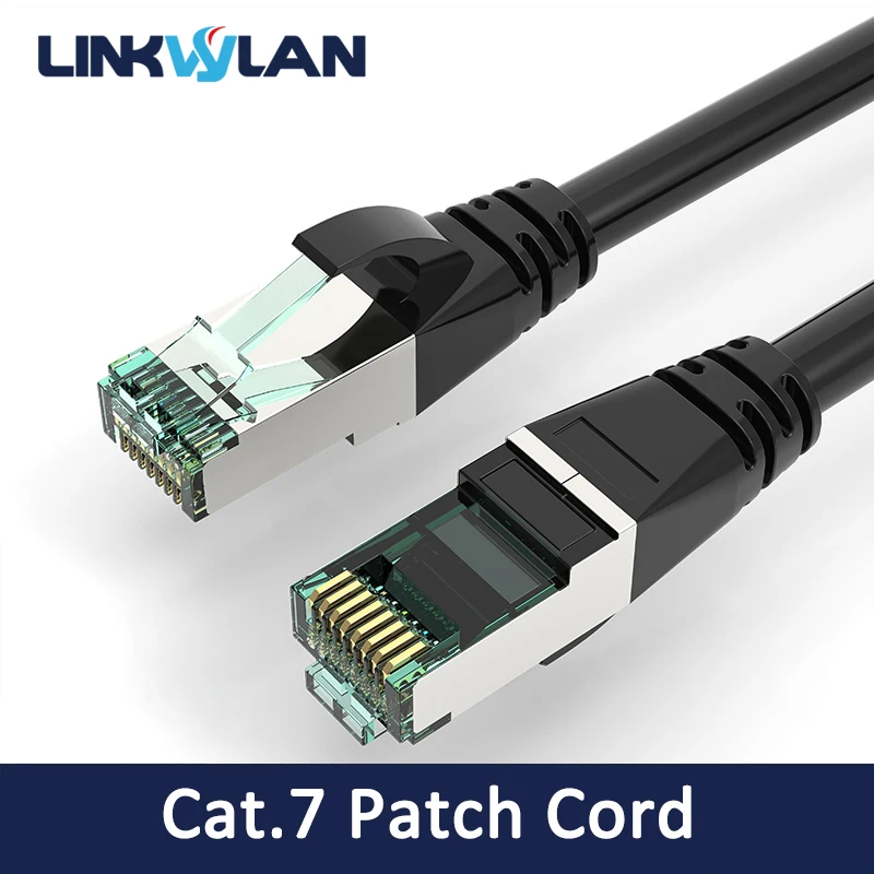 10G Ethernet RJ45 Cat7 Patchkabel Netzwerk Cat 7 Patchkabel Snagless geschirmt LSZH 10 m 15 m 20 m 25 m 30 Image