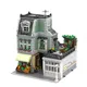 Jouet modèle d'assemblage de construction LEGO magasin de charpentier MOC-59472 maison vue sur la