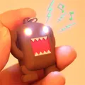 Mode so cool!!! Ultra helle LED niedlichen Mini Domo Kun Action figur Spielzeug Taschenlampe