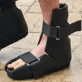 Sandales en cuir véritable pour hommes baskets respirantes chaussures de marche en plein air