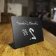 Mini panneaux de craie rustique en acrylique faciles à écrire et à essuyer marqueurs à craie