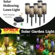 Lampe solaire LED imperméable pour l'extérieur luminaire décoratif de paysage idéal pour un jardin